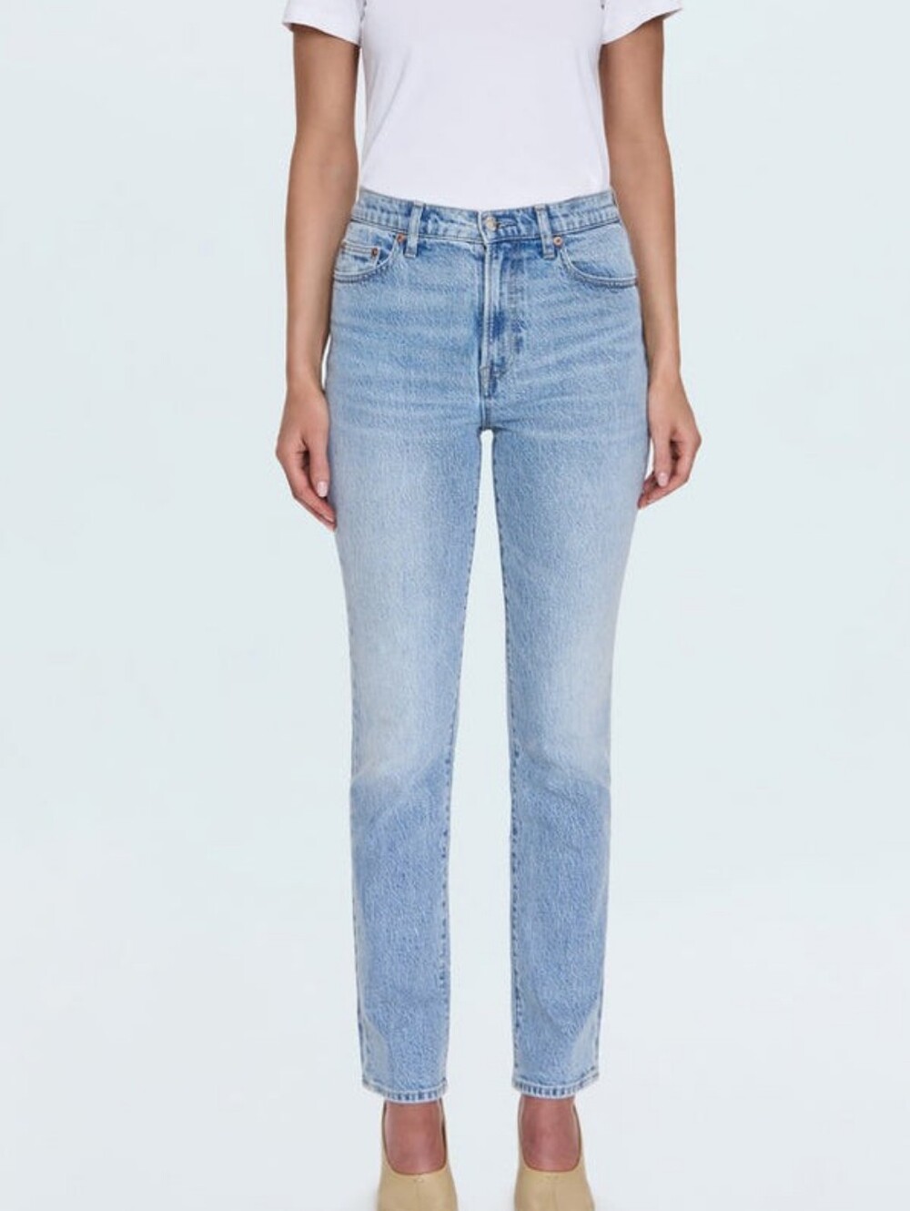 Pistola Light Blue High-Rise Skinny Jeans - Size 18